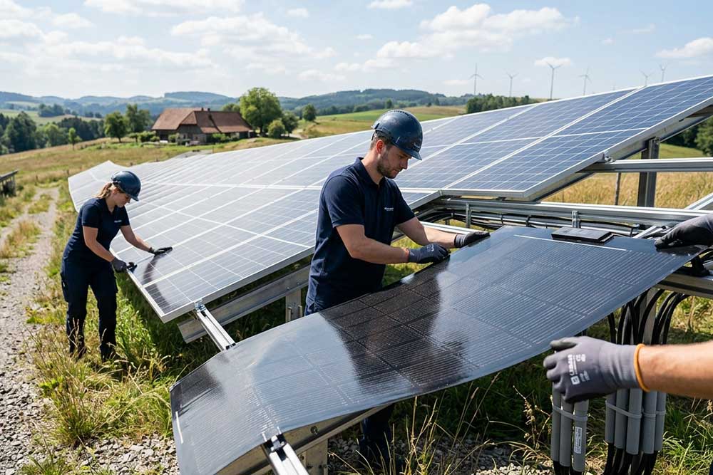 How many watts does a solar panel generate?
