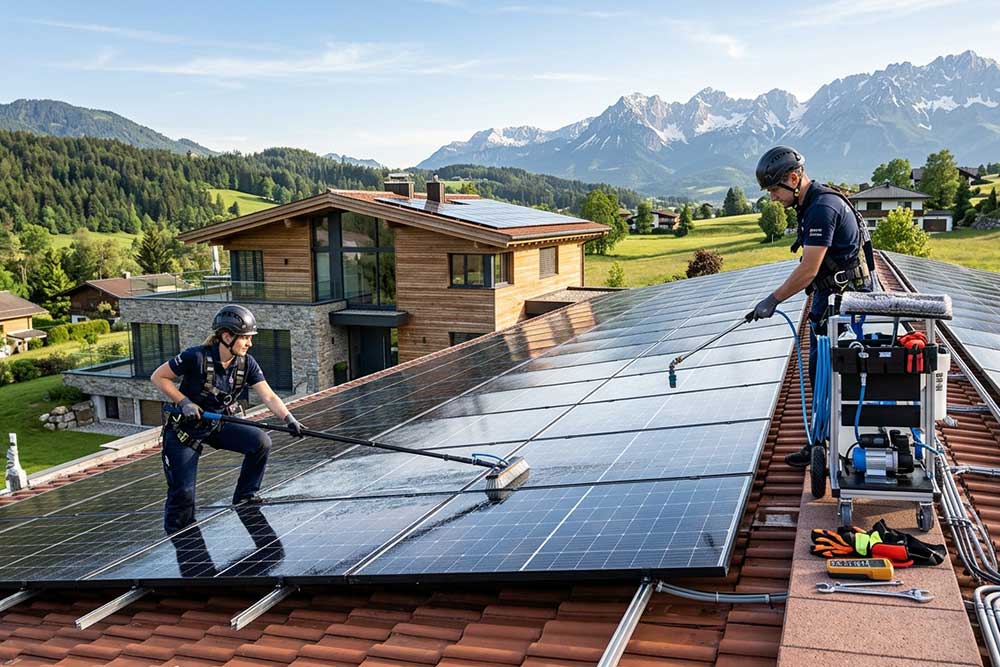 How often should you clean your solar panels?