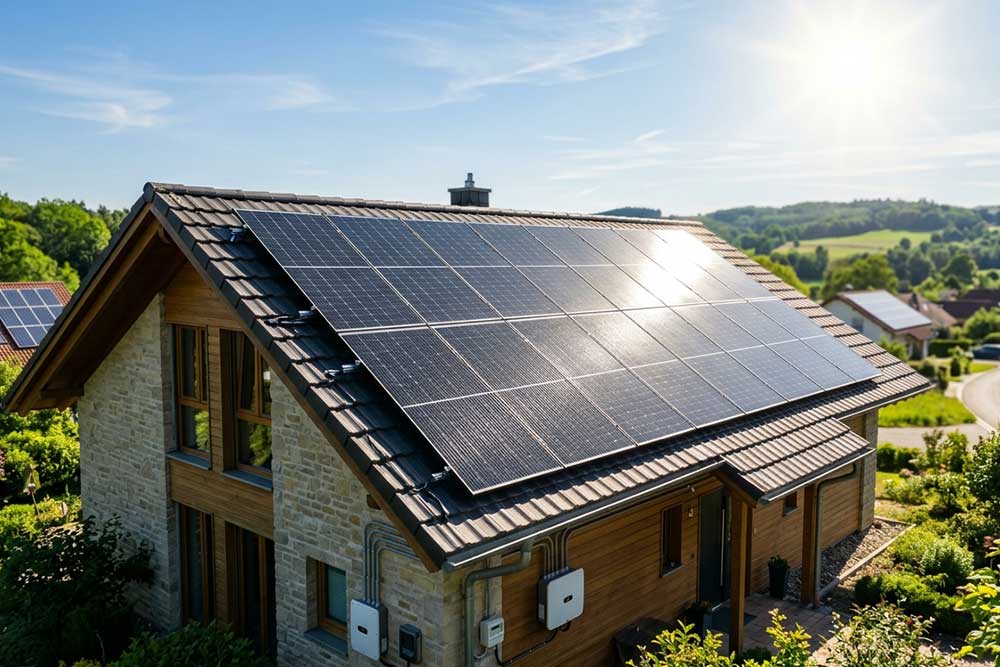 How solar panels work diagram?