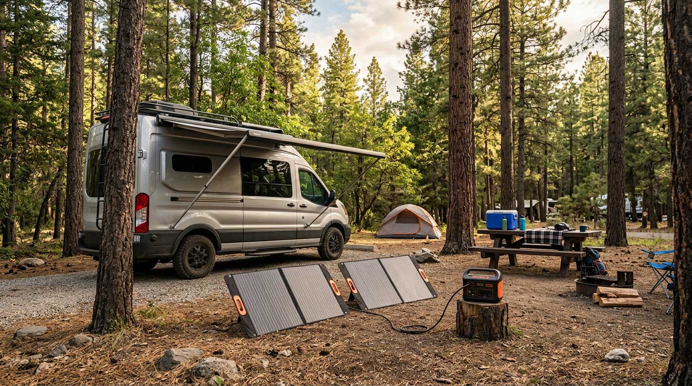 Lightweight Folding Solar Panels: How to Choose the Right Portable Power System 2 Insert after the RV travel subsection