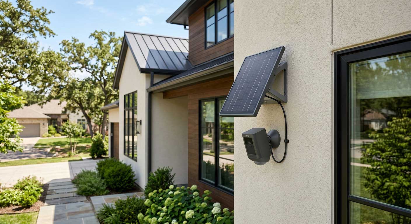 How to install ring solar panel? 1 Ring Solar Panel Installation on Outdoor Wall