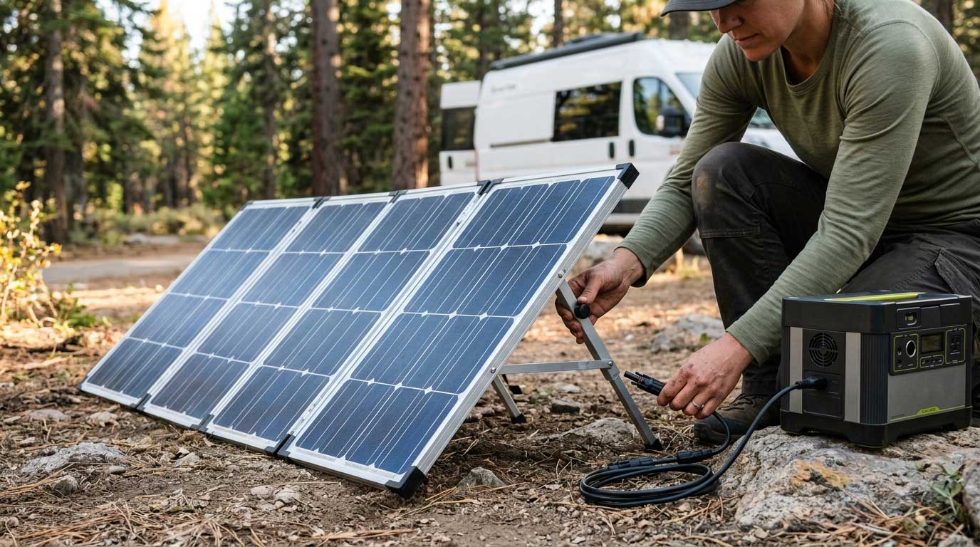 100 Watt Folding Solar Panel: Output, Uses and Setup Guide 2 Setting Up a 100W Folding Solar Panel