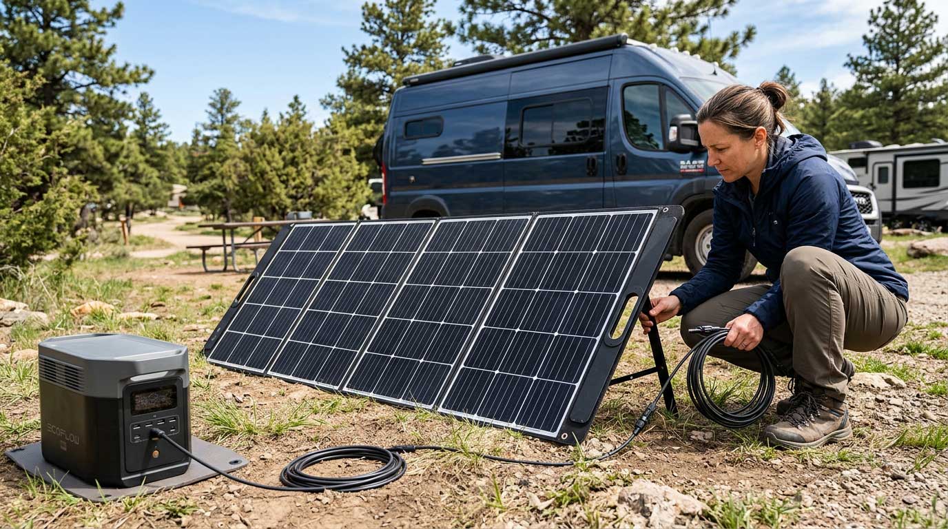 Foldable 400W Solar Panel: Output, Uses and Buying Guide 2 Setting Up a Foldable 400W Solar Panel